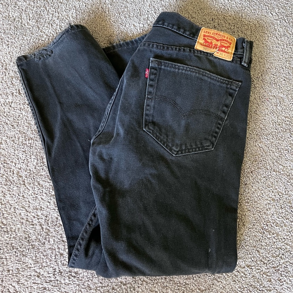 Black Levi’s 505 Fit, Mens 36x30